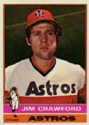 1976 Topps Baseball Cards      428     Jim Crawford